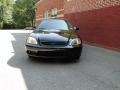 2000 Flamenco Black Pearl Honda Civic DX  photo #4