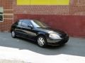 2000 Flamenco Black Pearl Honda Civic DX  photo #6