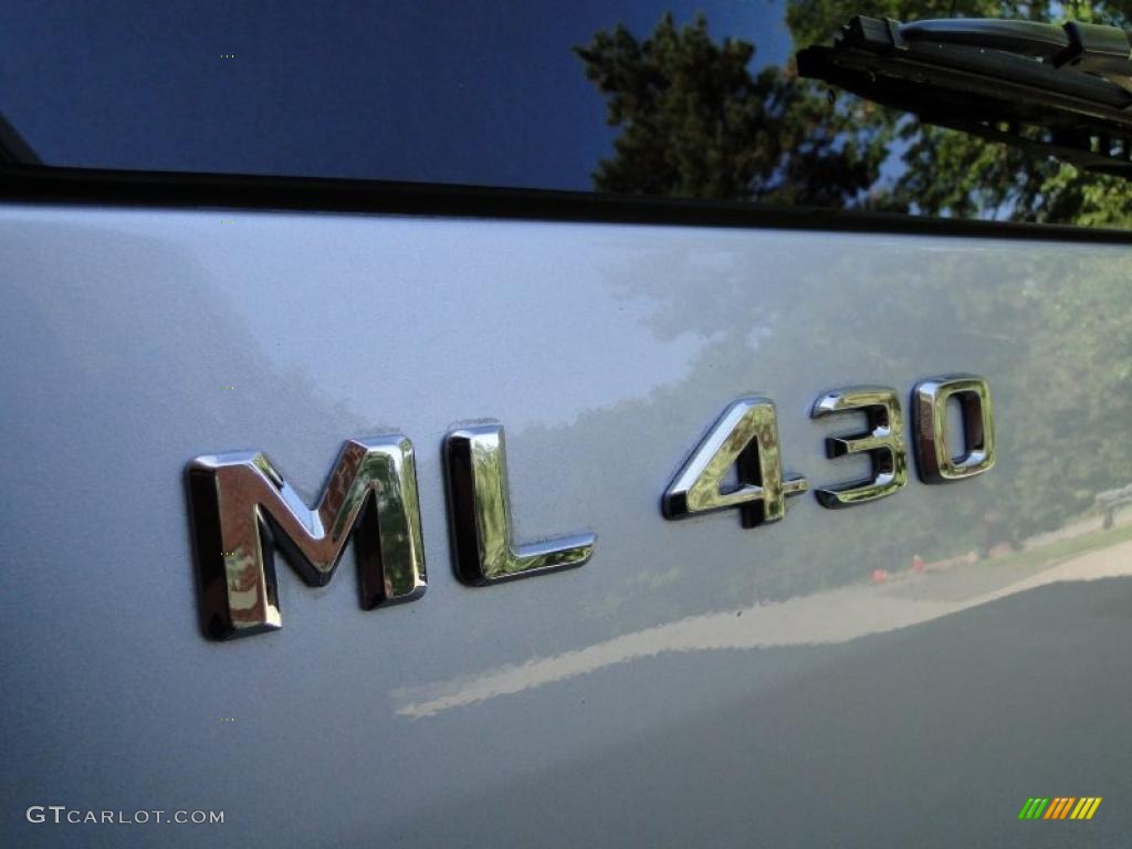 2000 ML 430 4Matic - Brilliant Silver Metallic / Charcoal photo #28
