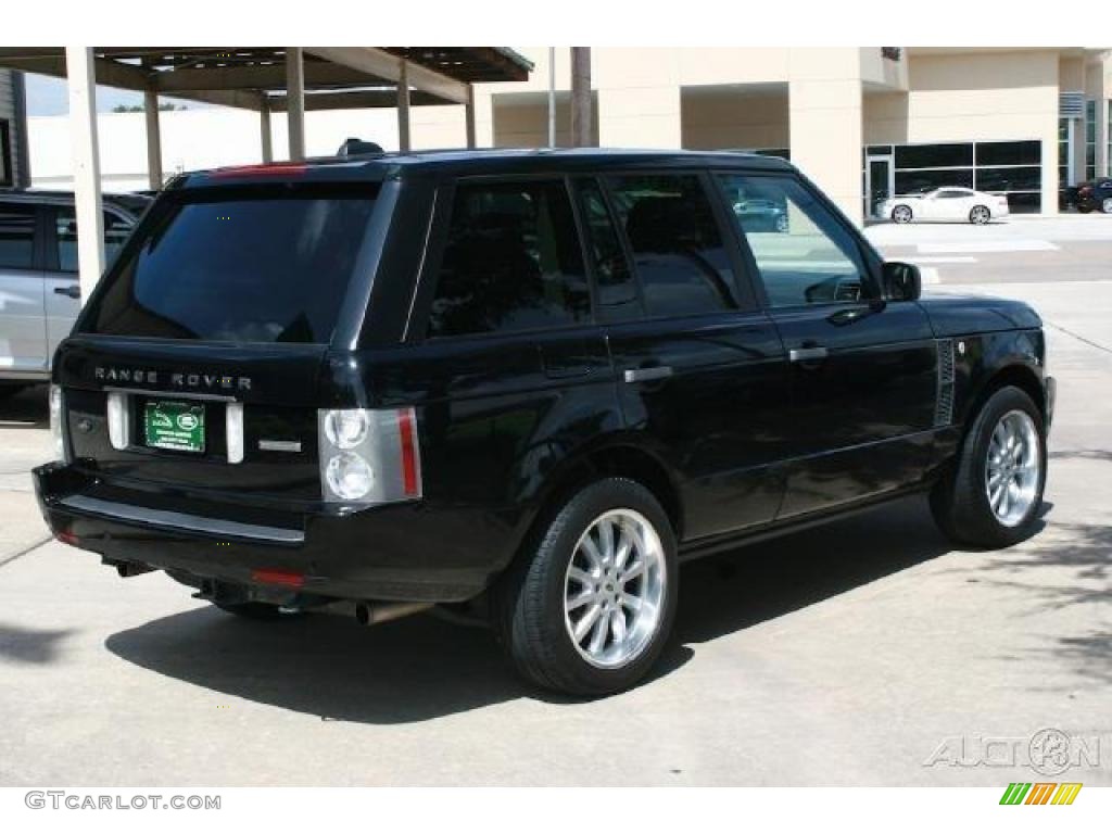 2007 Range Rover Supercharged - Java Black Pearl / Charcoal photo #2