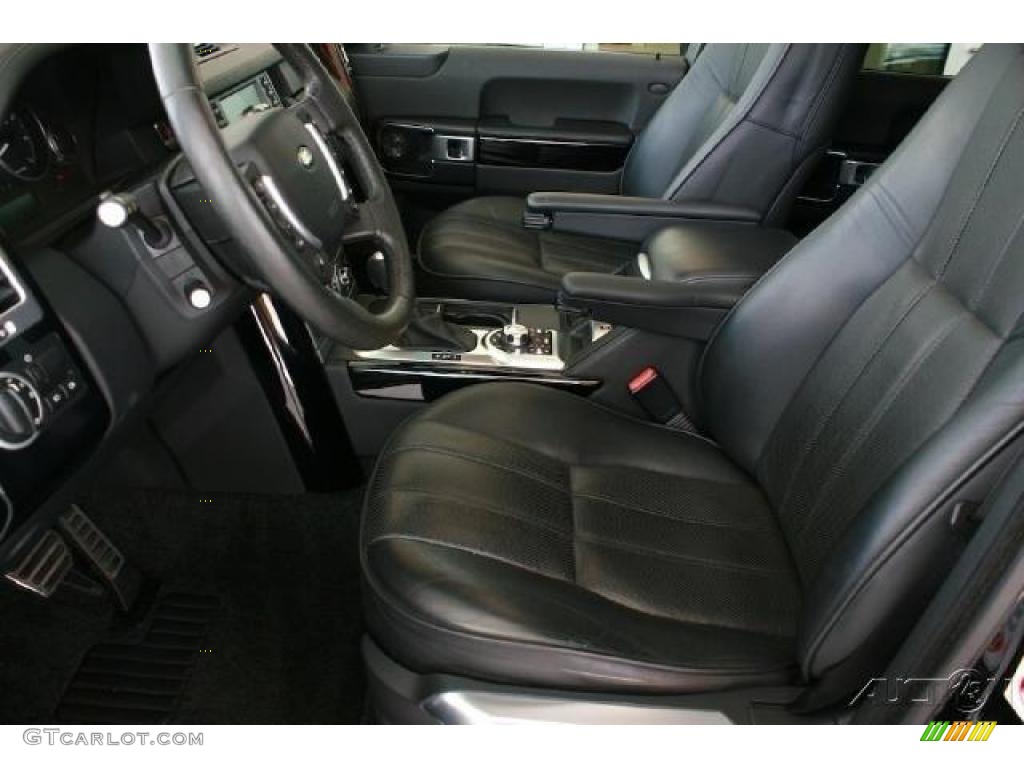 2007 Range Rover Supercharged - Java Black Pearl / Charcoal photo #8