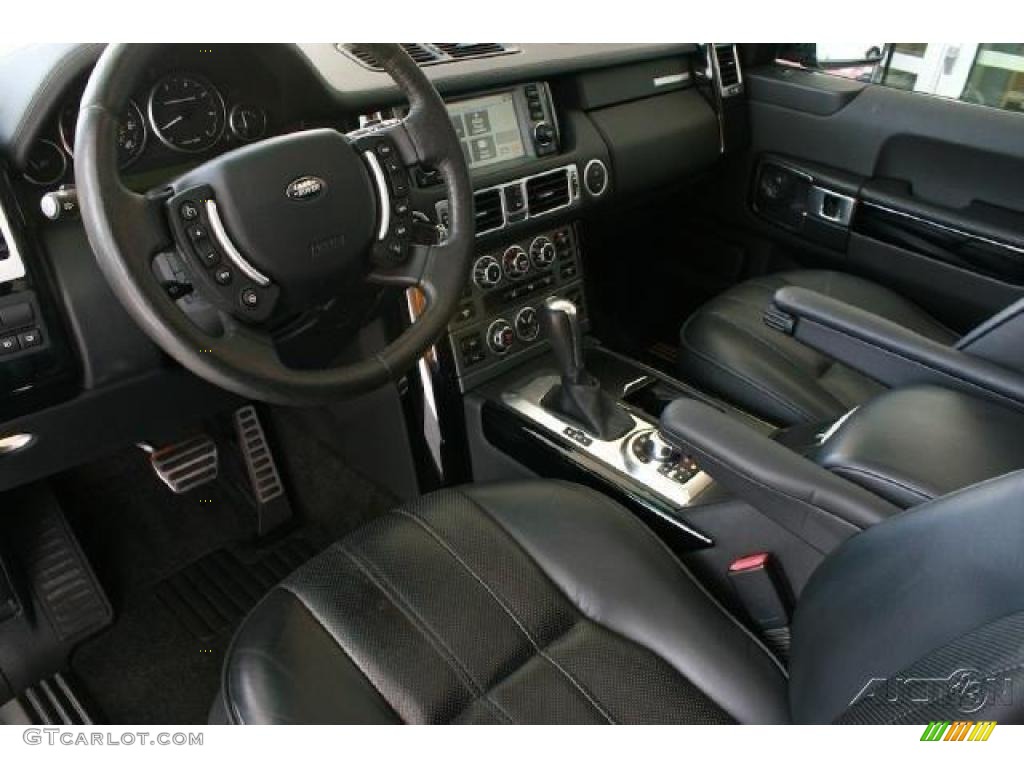 2007 Range Rover Supercharged - Java Black Pearl / Charcoal photo #9