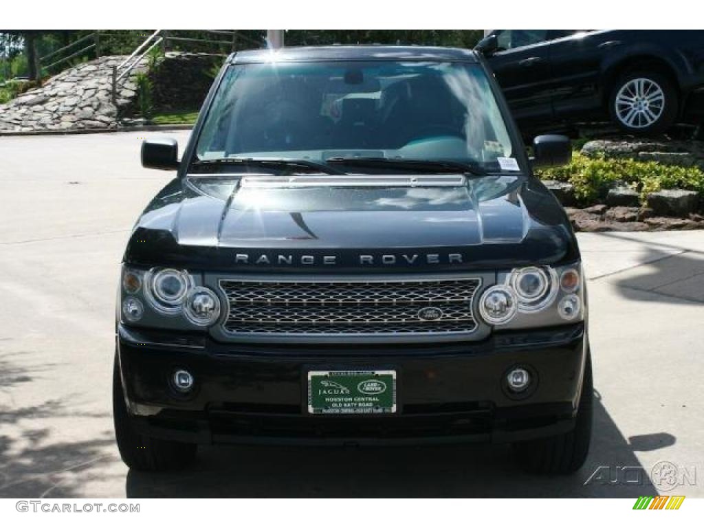 2007 Range Rover Supercharged - Java Black Pearl / Charcoal photo #12