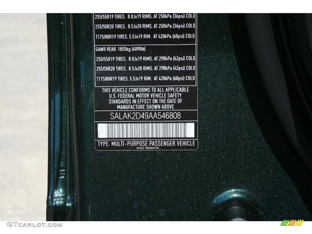 2010 LR4 HSE Lux - Galway Green / Almond/Arabica photo #25