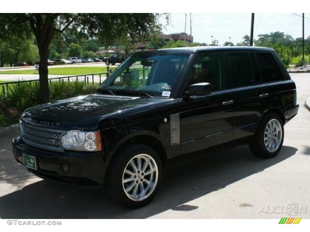 2007 Range Rover Supercharged - Java Black Pearl / Charcoal photo #32