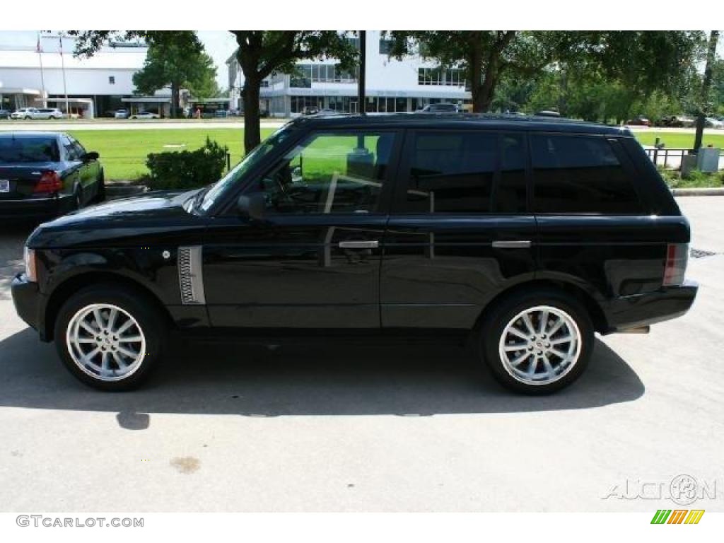 2007 Range Rover Supercharged - Java Black Pearl / Charcoal photo #33