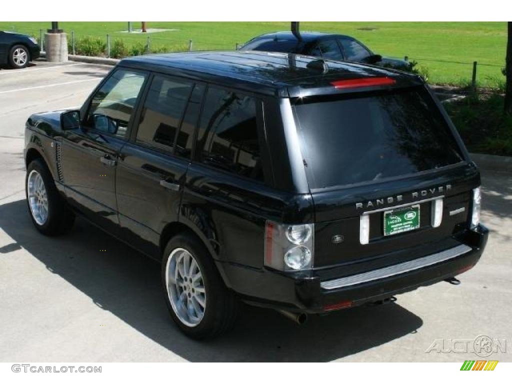 2007 Range Rover Supercharged - Java Black Pearl / Charcoal photo #36