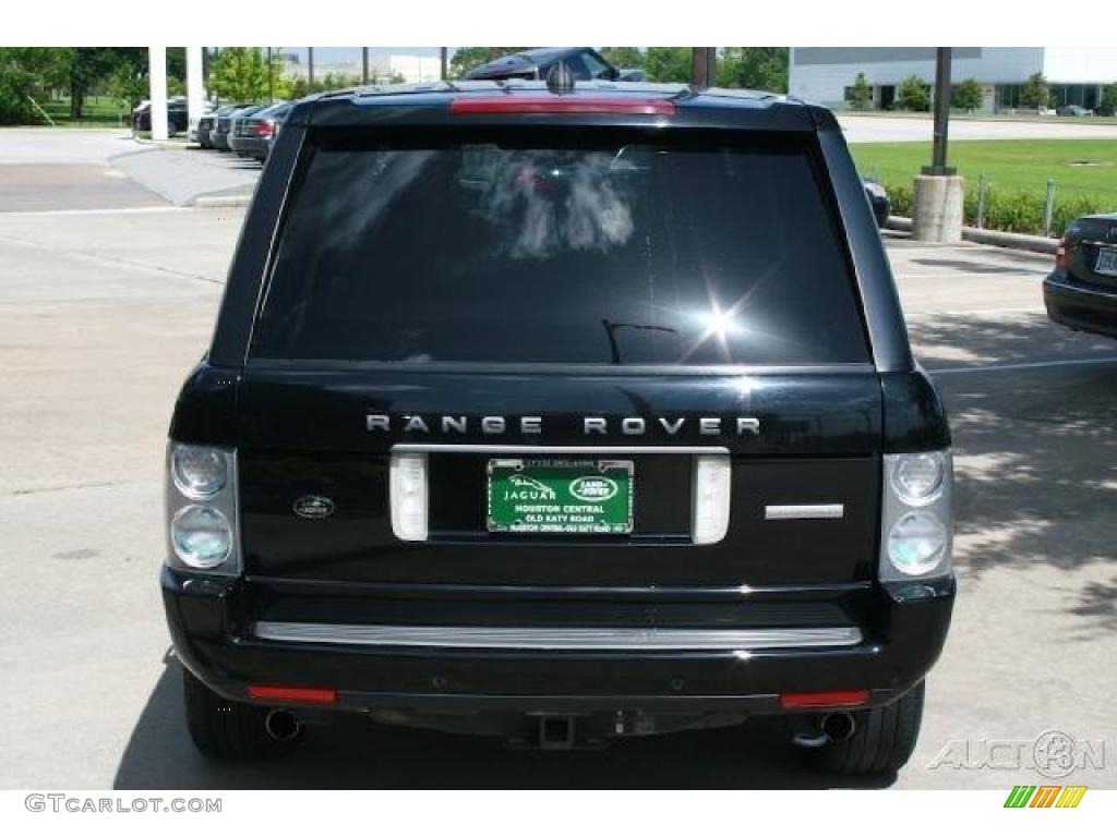 2007 Range Rover Supercharged - Java Black Pearl / Charcoal photo #37