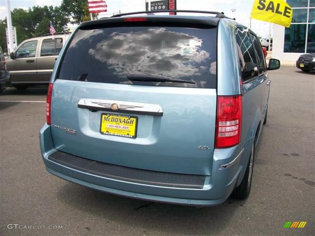 2008 Town & Country Limited - Clearwater Blue Pearlcoat / Medium Slate Gray/Light Shale photo #4