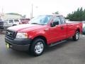 2007 Bright Red Ford F150 XL Regular Cab  photo #3