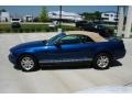 2008 Vista Blue Metallic Ford Mustang V6 Deluxe Convertible  photo #8