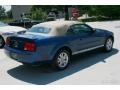 2008 Vista Blue Metallic Ford Mustang V6 Deluxe Convertible  photo #11