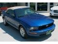 2008 Vista Blue Metallic Ford Mustang V6 Deluxe Convertible  photo #13