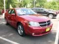 2008 Inferno Red Crystal Pearl Dodge Avenger R/T AWD  photo #2