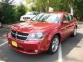 2008 Inferno Red Crystal Pearl Dodge Avenger R/T AWD  photo #5