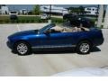 2008 Vista Blue Metallic Ford Mustang V6 Deluxe Convertible  photo #17