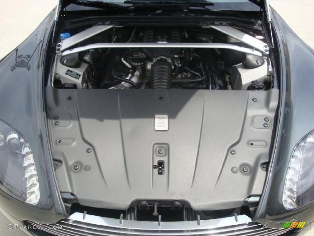 2008 V8 Vantage Coupe - Tempest Blue / Phantom Grey photo #37