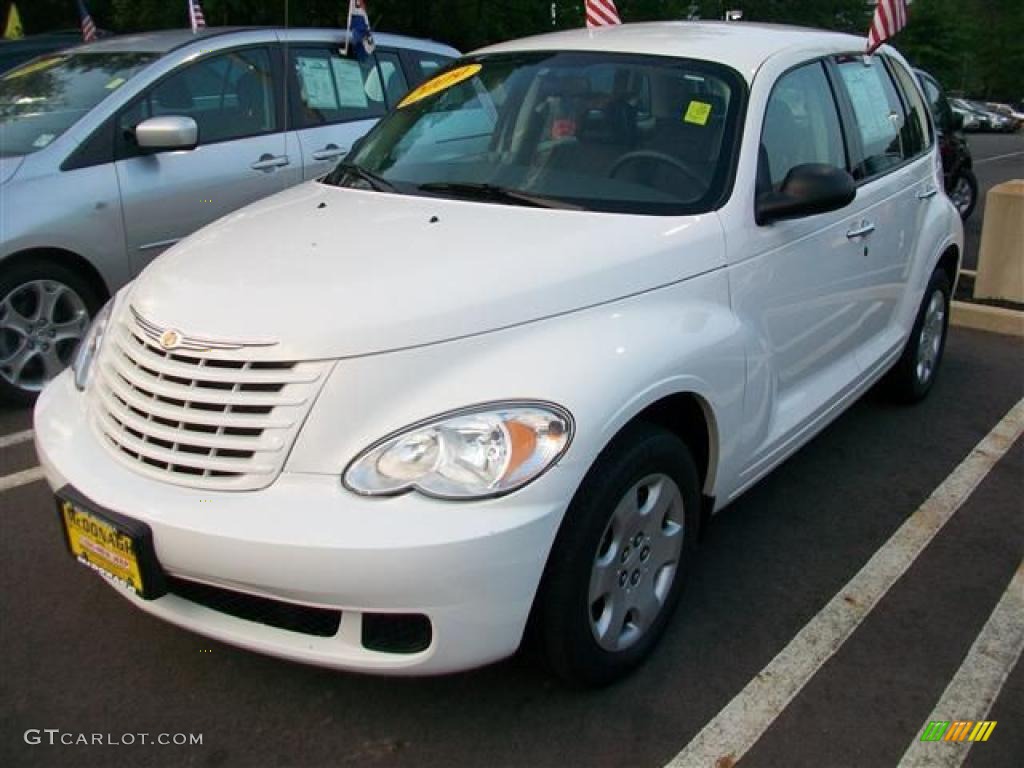 2009 PT Cruiser LX - Stone White / Pastel Slate Gray photo #3