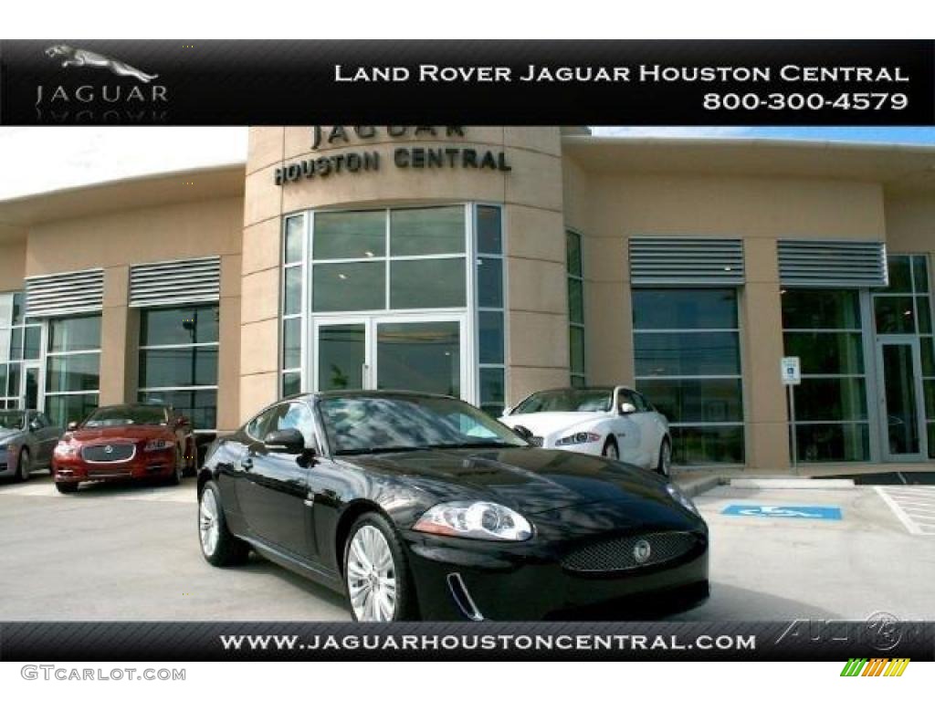 Ebony Black Jaguar XK