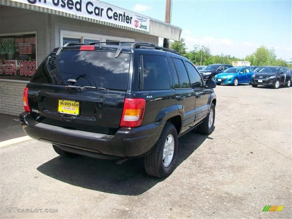 2000 Grand Cherokee Limited 4x4 - Black / Agate photo #7