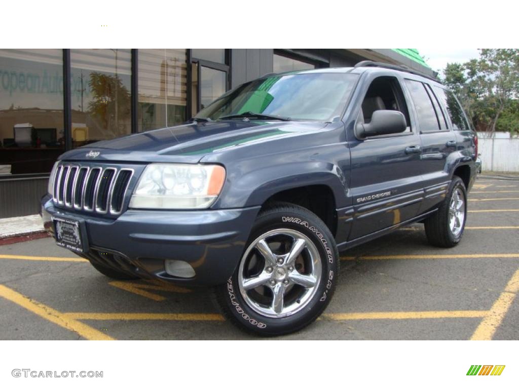 2001 Grand Cherokee Limited 4x4 - Steel Blue Pearl / Agate/Light Taupe photo #1
