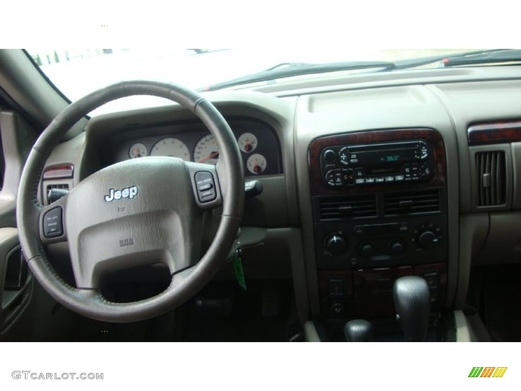 2001 Grand Cherokee Limited 4x4 - Steel Blue Pearl / Agate/Light Taupe photo #13