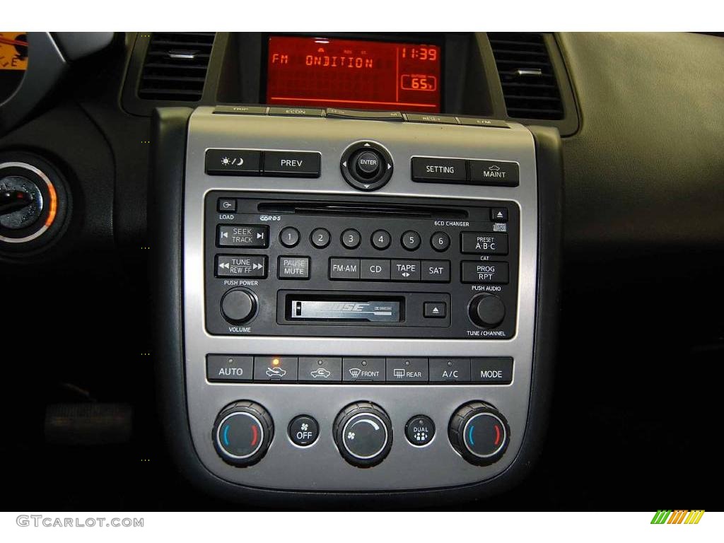 2005 Murano SL - Sheer Silver Metallic / Charcoal photo #28