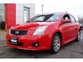 2008 Red Alert Nissan Sentra SE-R Spec V  photo #1
