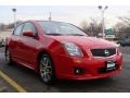 2008 Red Alert Nissan Sentra SE-R Spec V  photo #7