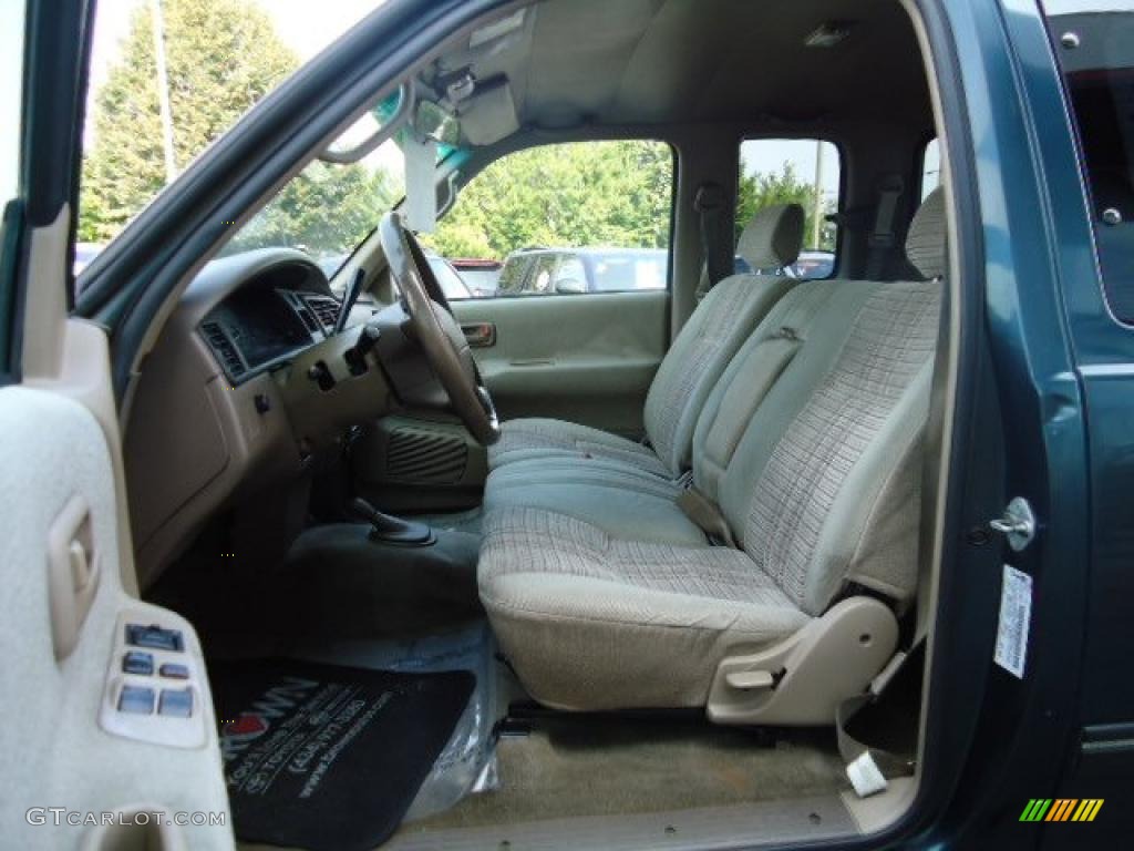 Ivory Interior 1996 Toyota T100 Truck SR5 Extended Cab 4x4 Photo #34385437