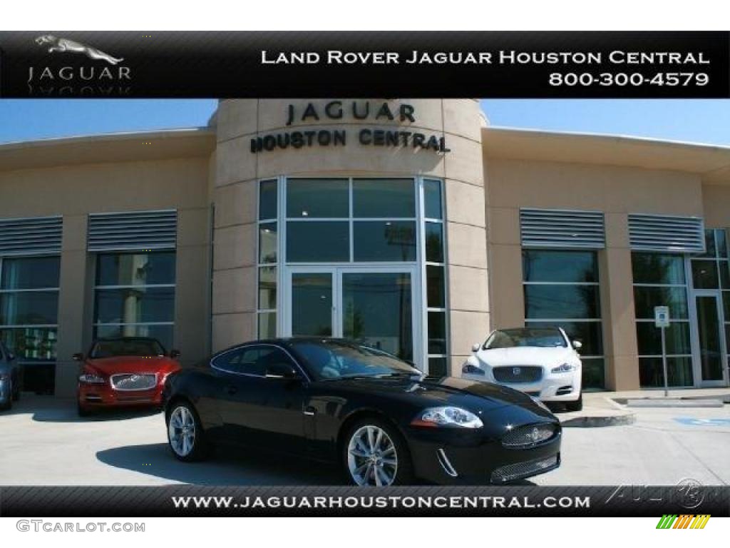 2011 XK XKR Coupe - Ebony Black / Warm Charcoal/Warm Charcoal photo #1