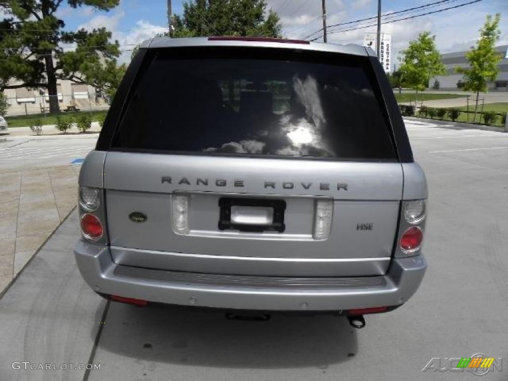 2007 Range Rover HSE - Zermatt Silver Metallic / Charcoal photo #10
