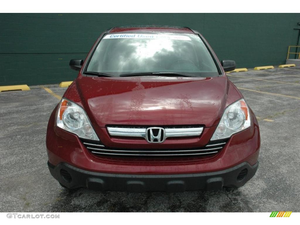 2008 CR-V EX 4WD - Tango Red Pearl / Gray photo #2