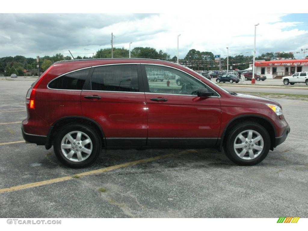 2008 CR-V EX 4WD - Tango Red Pearl / Gray photo #8