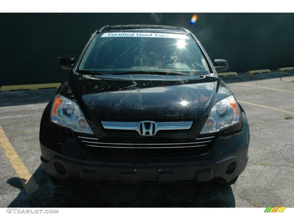2008 CR-V EX 4WD - Nighthawk Black Pearl / Black photo #2