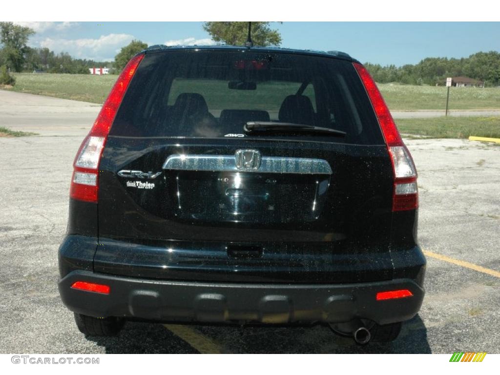 2008 CR-V EX 4WD - Nighthawk Black Pearl / Black photo #5