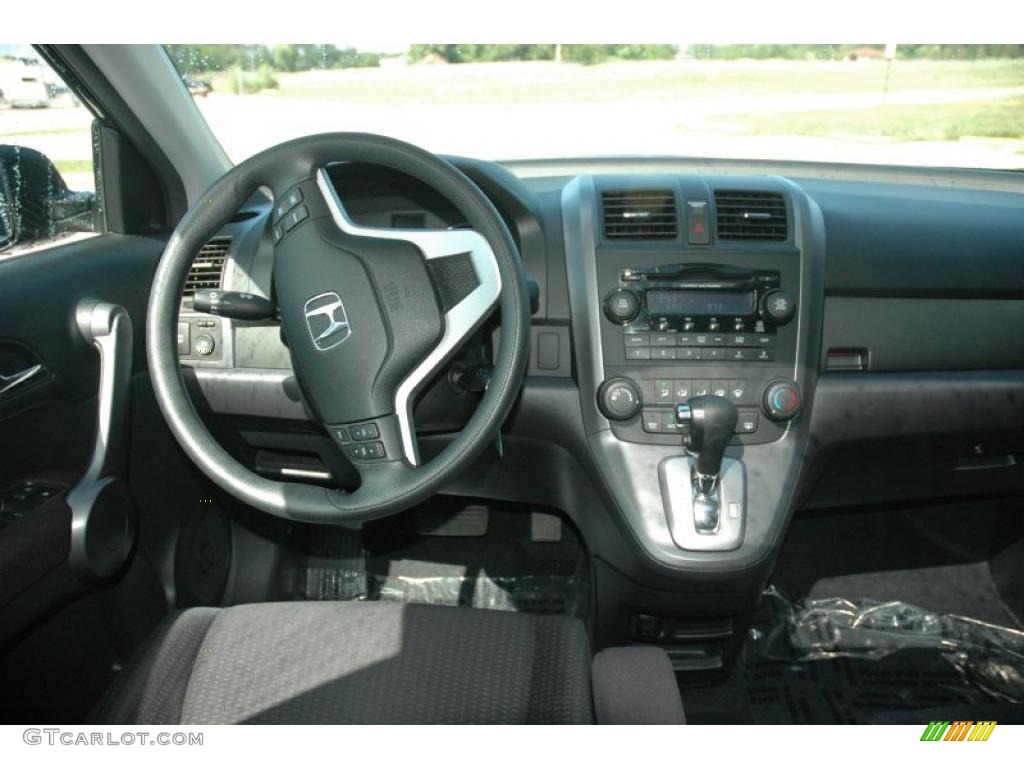 2008 CR-V EX 4WD - Nighthawk Black Pearl / Black photo #11