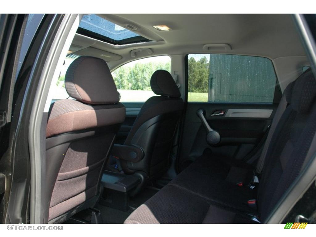 2008 CR-V EX 4WD - Nighthawk Black Pearl / Black photo #12