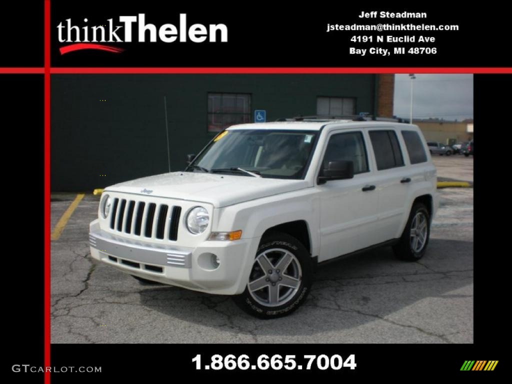 2007 Patriot Limited 4x4 - Stone White / Pastel Pebble Beige photo #1