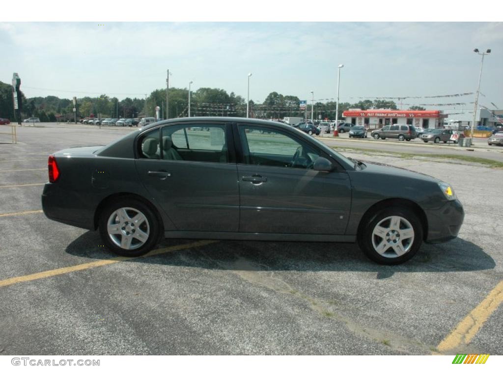 2007 Malibu LT Sedan - Dark Gray Metallic / Titanium Gray photo #8