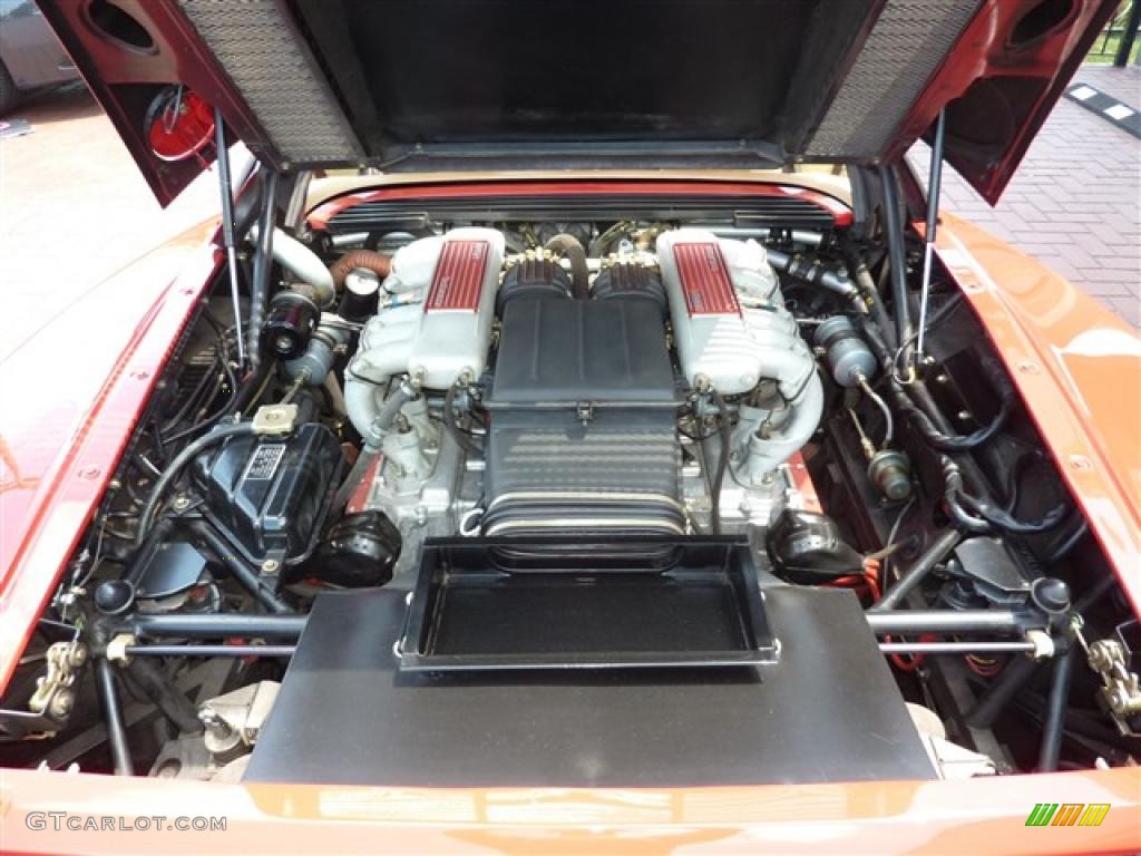 1986 Ferrari Testarossa Standard Testarossa Model 4.9 Liter DOHC 48-Valve Flat 12 Cylinder Engine Photo #34393216