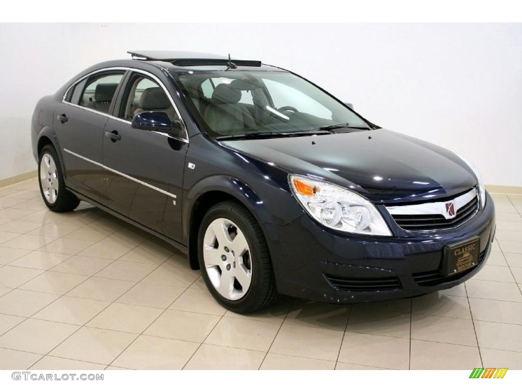 2007 Aura XE - Midnight Blue Metallic / Gray photo #1