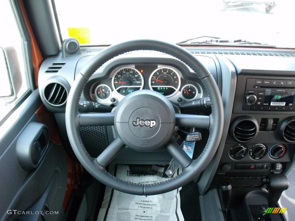 2010 Wrangler Sport 4x4 - Mango Tango Pearl / Dark Slate Gray/Medium Slate Gray photo #12