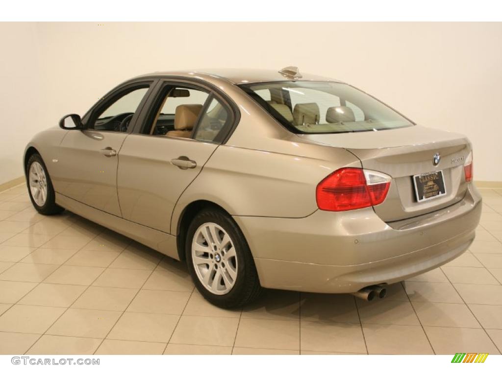 2007 3 Series 328xi Sedan - Platinum Bronze Metallic / Beige Dakota Leather photo #5