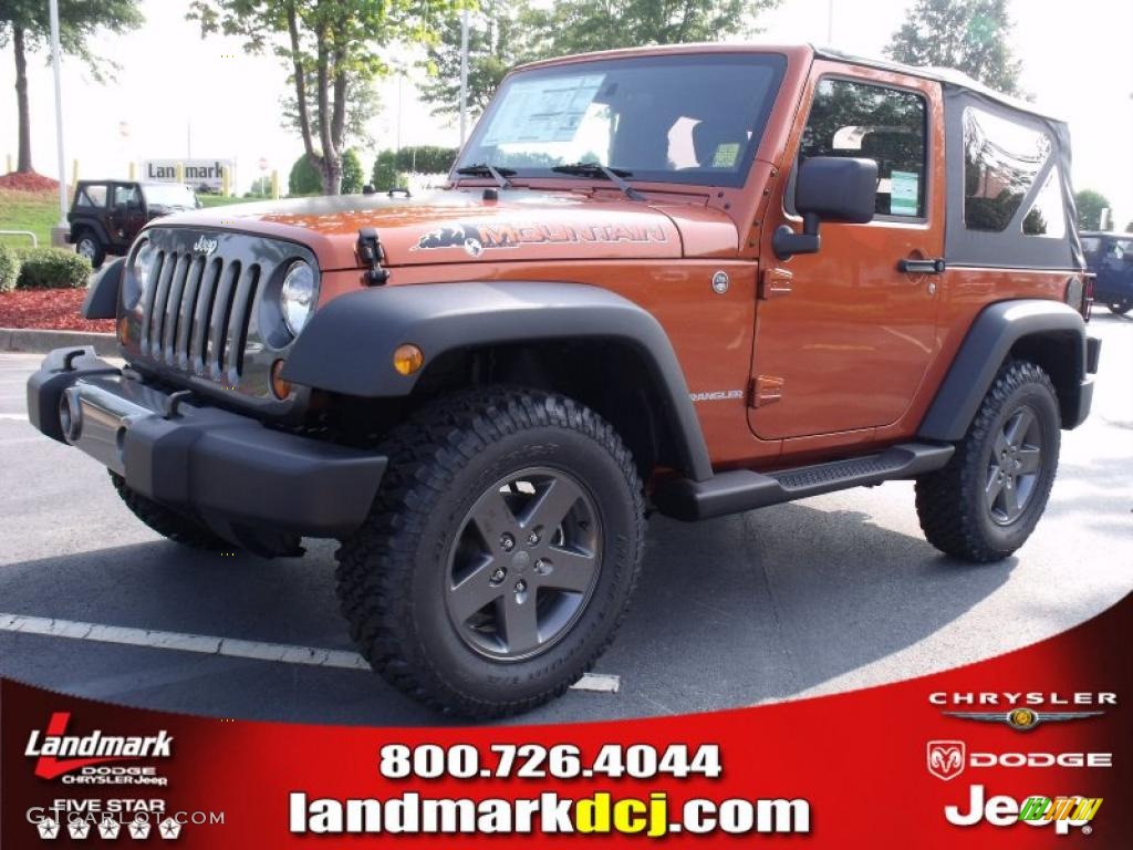 Mango Tango Pearl Jeep Wrangler