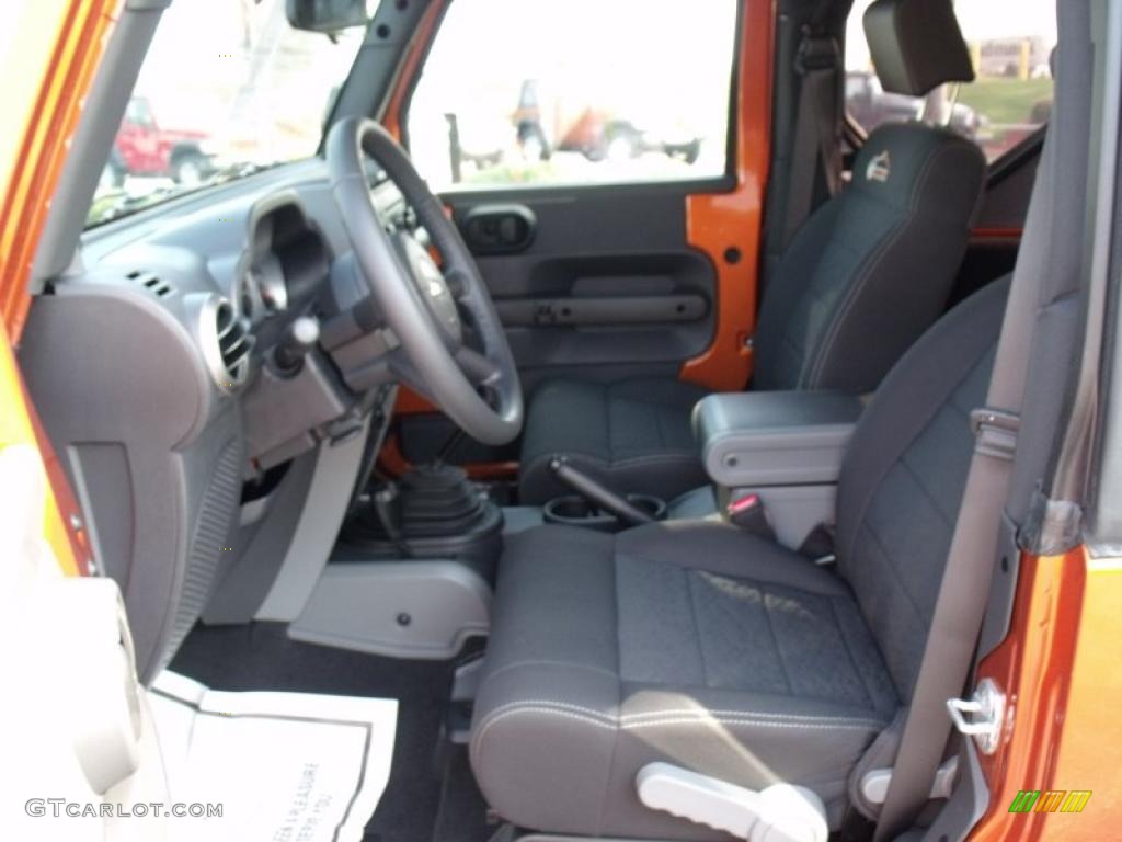 2010 Wrangler Sport Mountain Edition 4x4 - Mango Tango Pearl / Dark Slate Gray/Medium Slate Gray photo #8