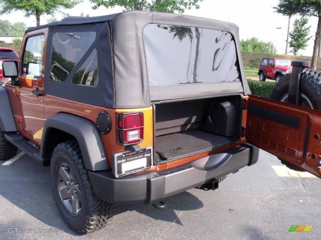 2010 Wrangler Sport Mountain Edition 4x4 - Mango Tango Pearl / Dark Slate Gray/Medium Slate Gray photo #9