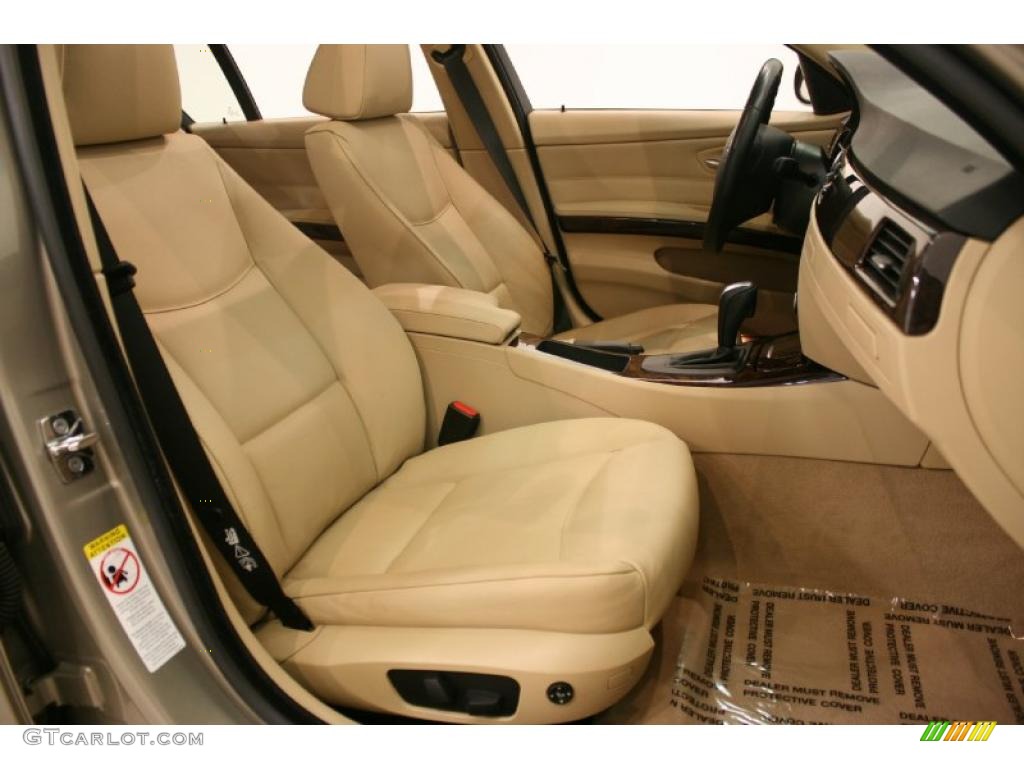 2007 3 Series 328xi Sedan - Platinum Bronze Metallic / Beige Dakota Leather photo #21