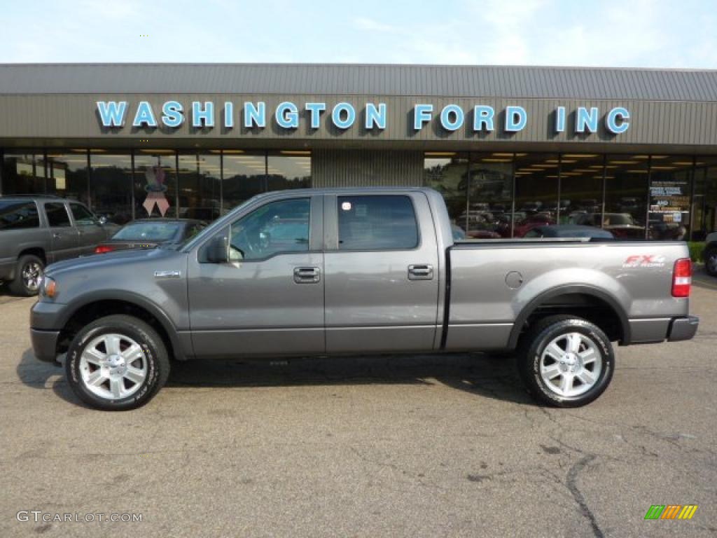 2008 F150 FX4 SuperCrew 4x4 - Dark Shadow Grey Metallic / Black photo #1