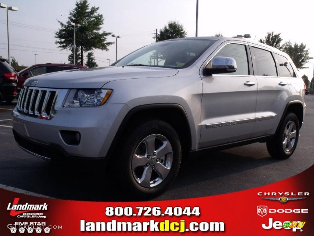 2011 Grand Cherokee Limited 4x4 - Bright Silver Metallic / Black photo #1